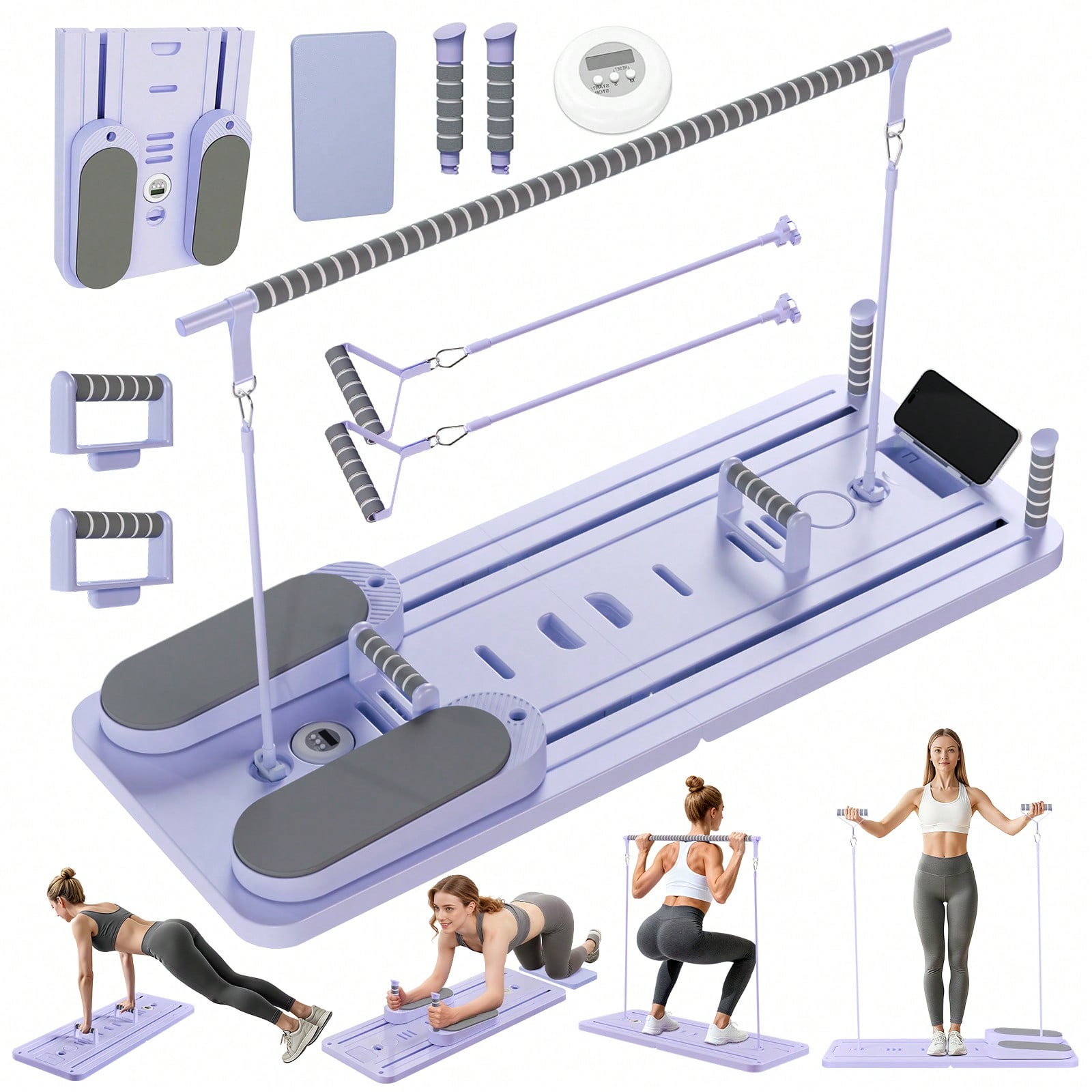 Waist Trainer Women - Pilates Reformer met stang, Pilates Board