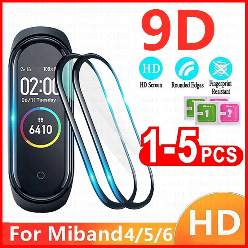 Fitness Tracker Band - 9D Gehard Glas Voor Xiaomi Mi