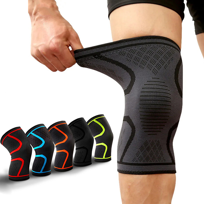 Knee Sleeve Compression - 1pc Kniebeschermers Compressie Kniebeschermer Kniebraces Voor