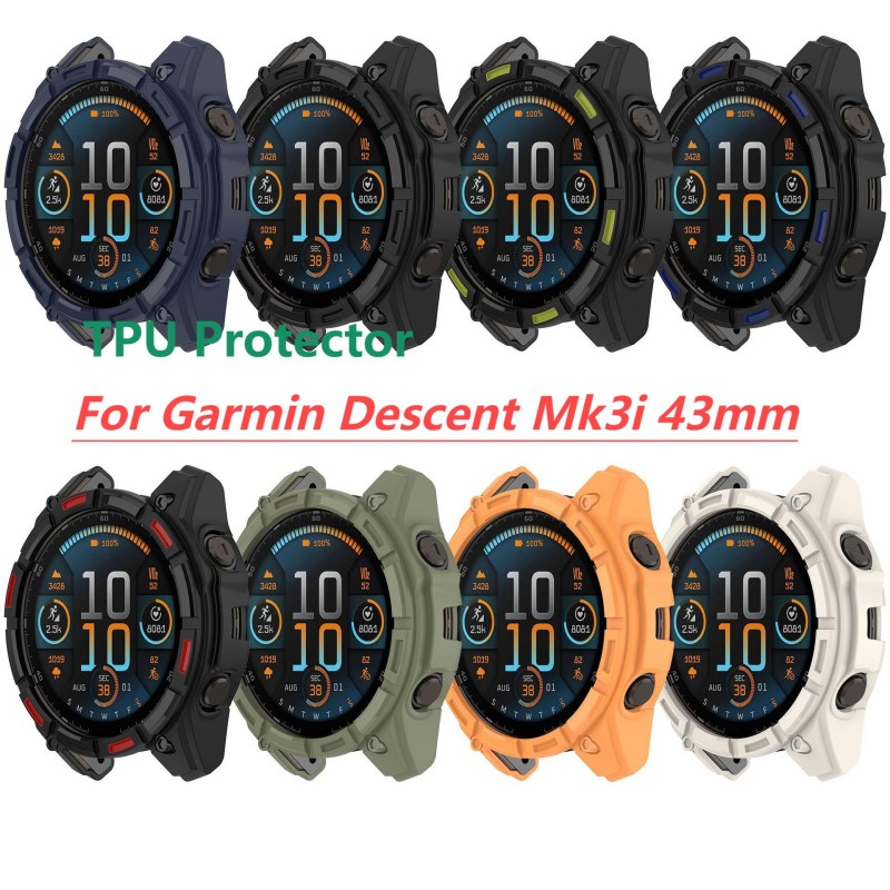 Fitness Tracker Band - TPU Case Voor Garmin Descent Mk3i