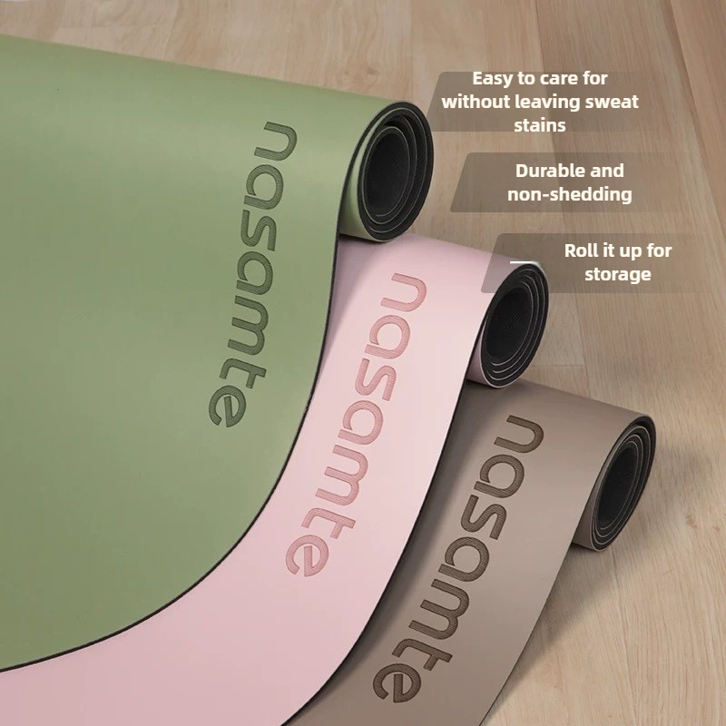 Yoga Fitness Studio - Antislip yogamatten Puur gekleurd rubber -