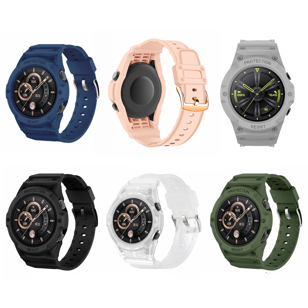 Fitness Tracker Band - TPU Frame Shell Cover Pols Horlogeband