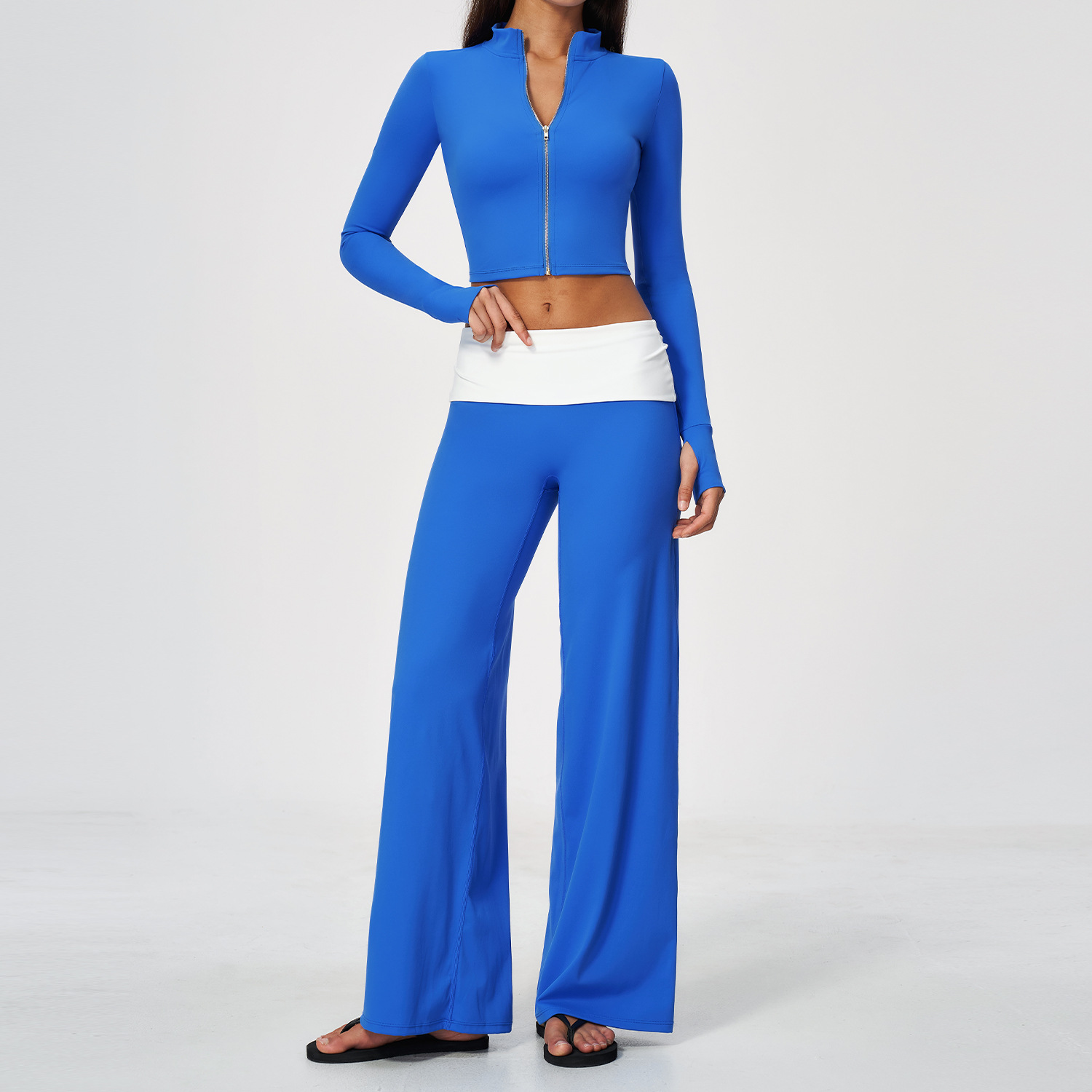 Zipjas, wijde broek, 2-delige  - Yoga Fitness Usa recensie en prijs