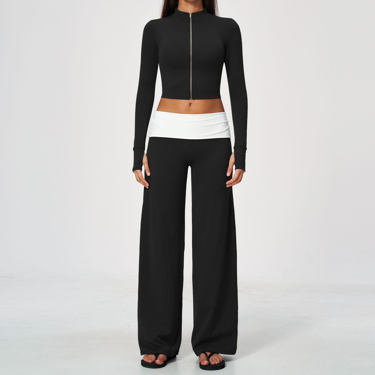 Zipjas, wijde broek, 2-delige  - Yoga Fitness Usa recensie en prijs