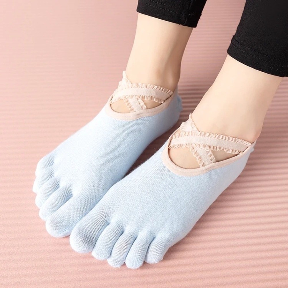 Dames antislip pilates sokken  - Yoga Fitness Studio recensie en prijs