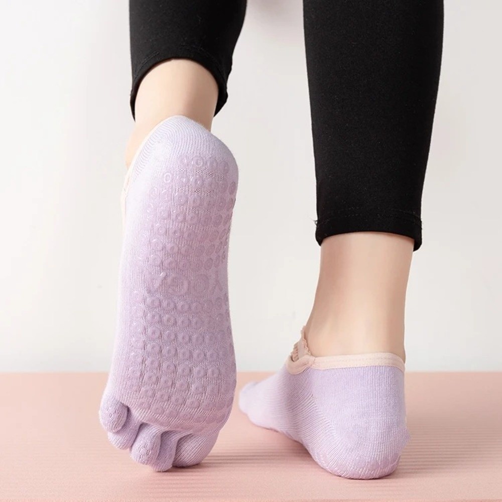 Dames antislip pilates sokken  - Yoga Fitness Studio recensie en prijs