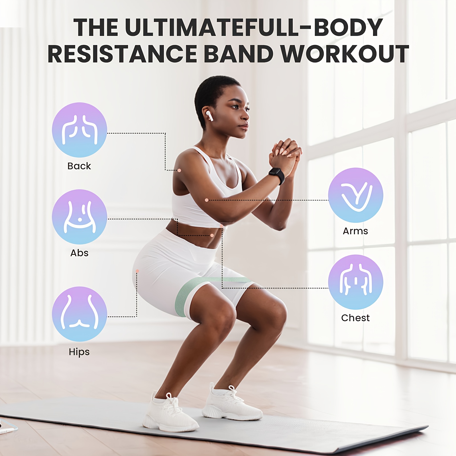 1 stuks / 4 stuks fitnessweers - Yoga Fitness Studio recensie en prijs