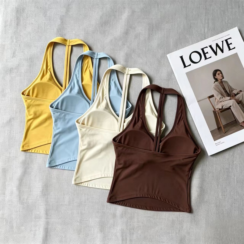 V-hals halter T-back yoga tank - Yoga Fitness Studio recensie en prijs