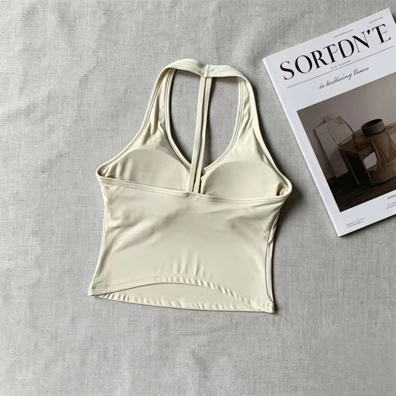 V-hals halter T-back yoga tank - Yoga Fitness Studio recensie en prijs
