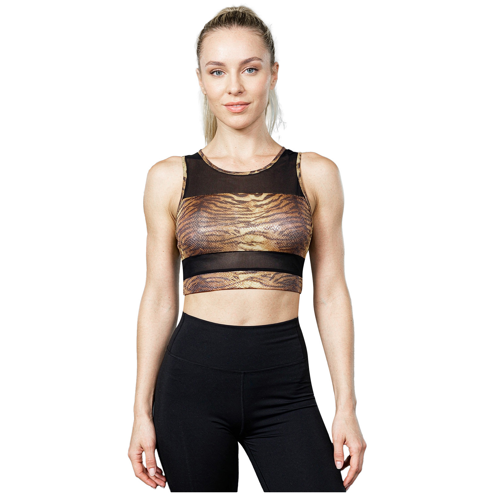 Dames mouwloos cropped vest, c - Yoga Fitness Club recensie en prijs
