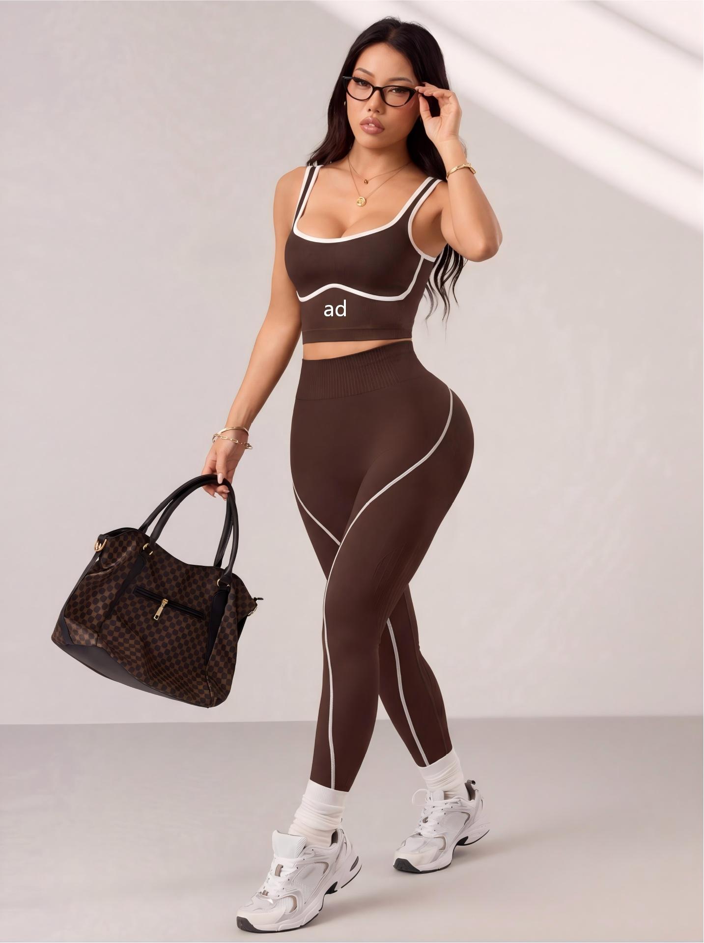 Tweedelig naadloos yogaset, da - Yoga Fitness Wear recensie en prijs