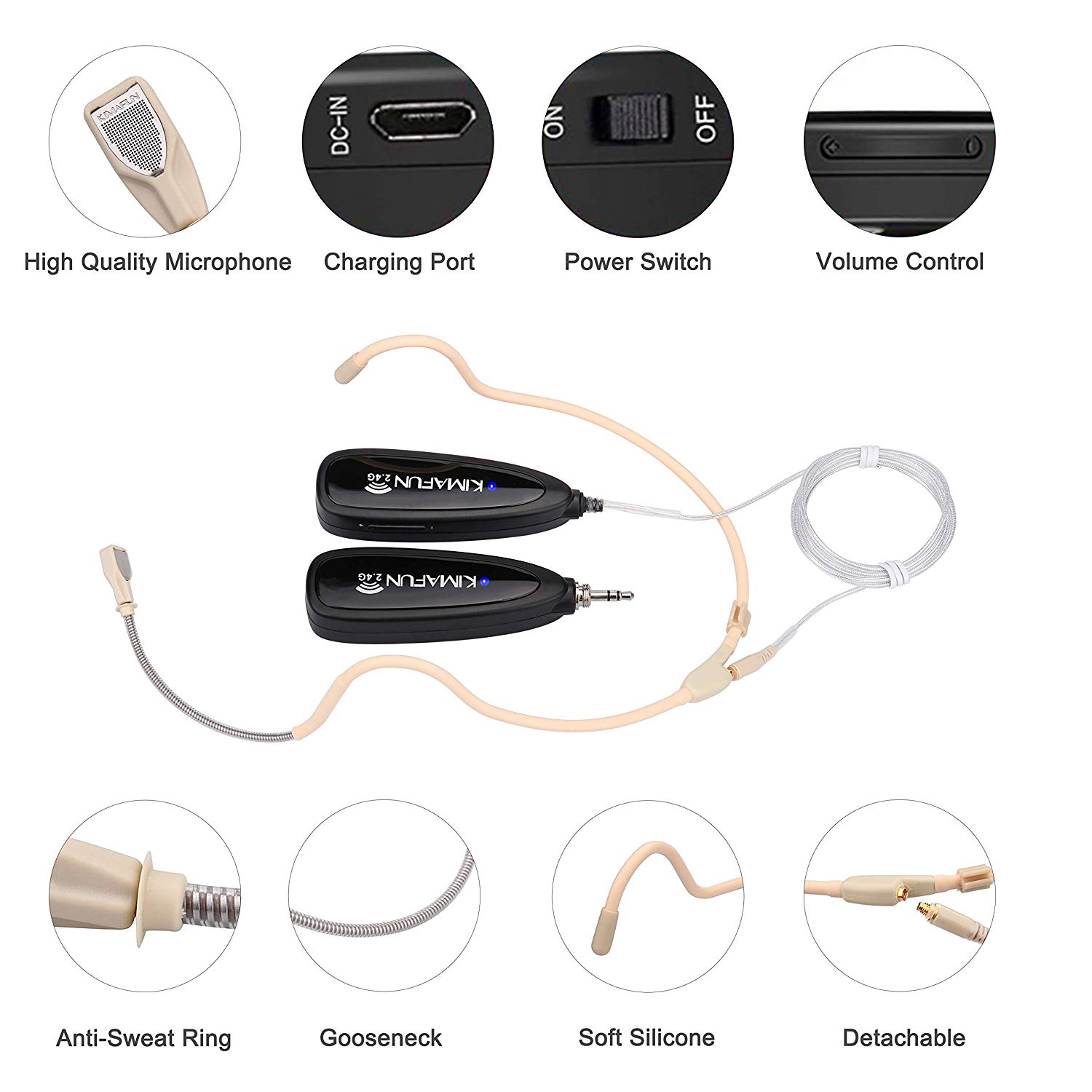 KIMAFUN Draadloze waterdichte  - Yoga Fitness Spinning recensie en prijs